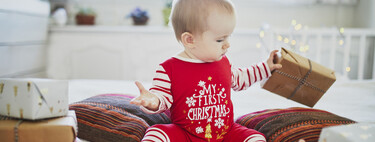 Siete bonitas ideas para hacer fotos de tu bebé en su primera Navidad