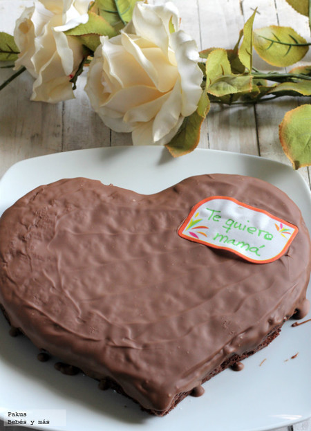 Tarta doble chocolate para el Día de la Madre