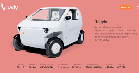 Luvly 0, microcoche eléctrico sueco