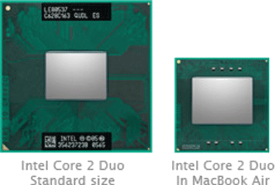 La CPU del MacBook Air no es tan exclusiva como Apple decía