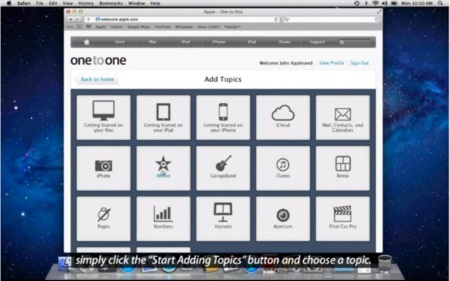 Así luce la nueva web para la formación One to One de las Apple Store