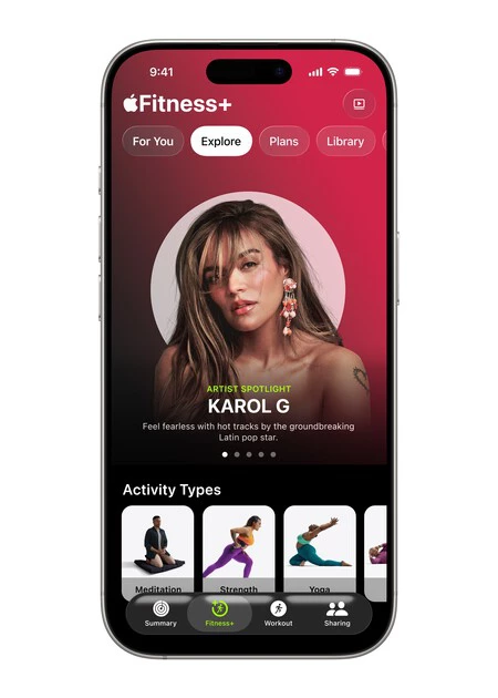 Apple Fitness Plus Artist Spotlight Karol G
