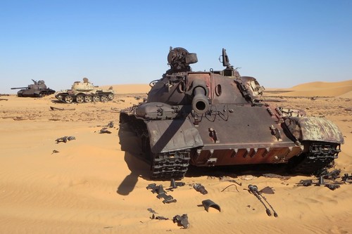 ¿Dónde acaban los vehículos militares abandonados tras la guerra?