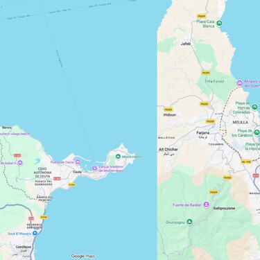 La UE abre la vía para multar a Google Maps por representar a Ceuta y Melilla como “territorios en disputa” con Marruecos 