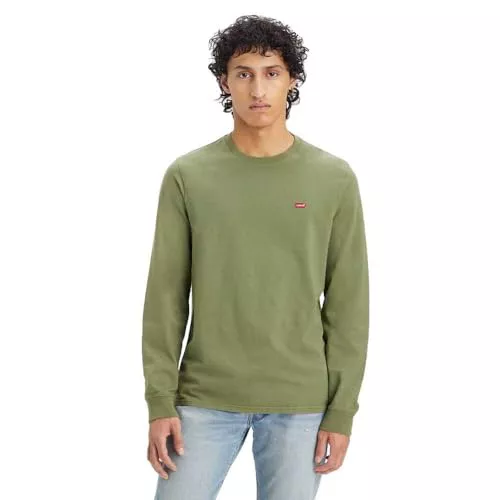Levi's Long-Sleeve Original Housemark Tee, T-Shirt para Hombre