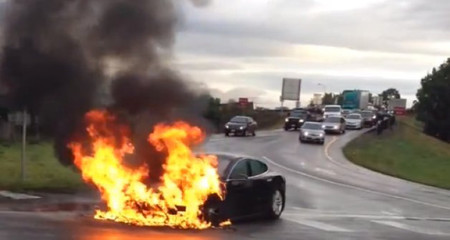 El incendio de un Tesla Model S hace que la firma de Silicon Valley caiga un 6,2 % en bolsa