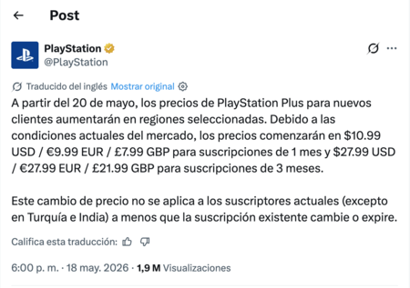 Price Increase Ps