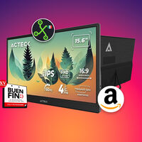 Pantalla portátil de 15 pulgadas en su mínimo histórico: tiene bocinas y hasta una base integrada