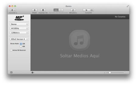 iSonics, convierte archivos de audio de forma sencilla