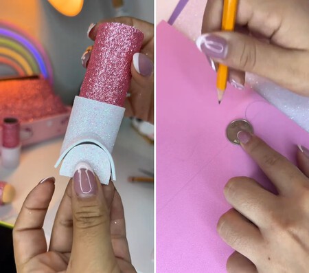 Cascanueces hecho con un bote de Pringles