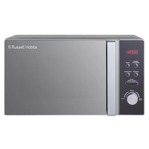 Russell Hobbs RHM2076S - Microondas compacto independiente, 800 W, 20 litros, plateado