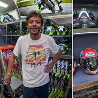 En el garaje de Valentino Rossi hay cascos míticos, joyas de MotoGP y hasta reliquias de la F1, pero ni rastro de Marc Márquez 