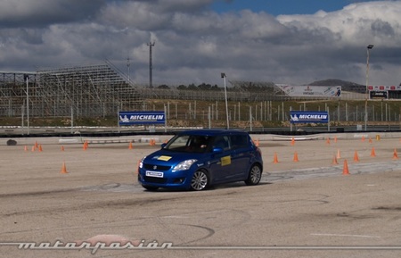 Michelin, Circuito del Jarama, Neumáticos nuevos y neumáticos desgastados a prueba 09