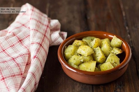 Receta de patatas adobadas al horno