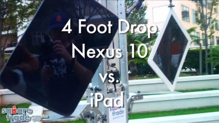 Comparan la resistencia ante caídas del Nexus 4, 7 y 10 con el iPhone 5, iPad Mini y iPad 4