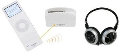 iCombi nano, juego de auriculares inalámbricos y emisor