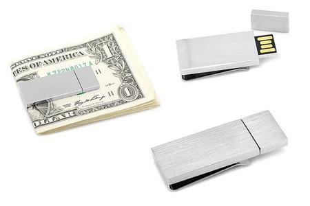 Clip para billetes con USB