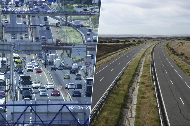 Carretera A 42 Atascos Madrid