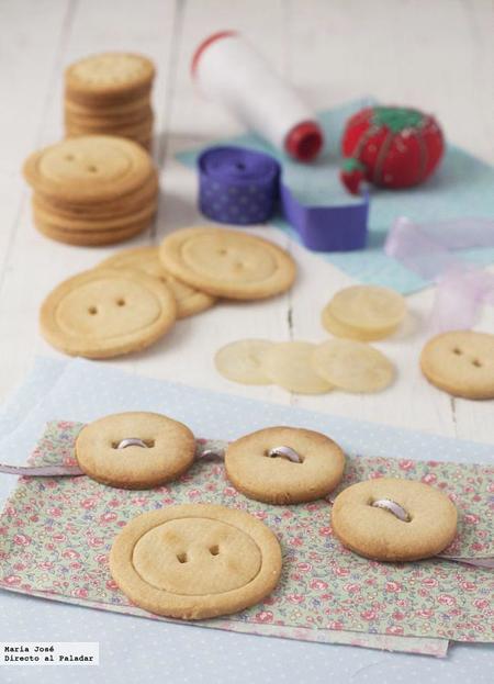 Galletas botón. Receta
