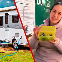 "Que no te falten nunca". Esta pareja lleva años viajando en su autocaravana y tienen un accesorio que por 5 euros puede sacarte de un aprieto			