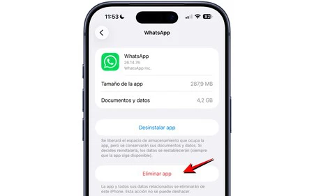Eliminar Whatsapp