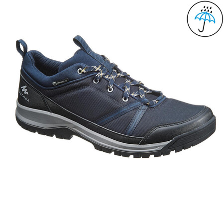 Zapatillas De Montana Y Trekking Impermeables Hombre Quechua Nh150 Azul