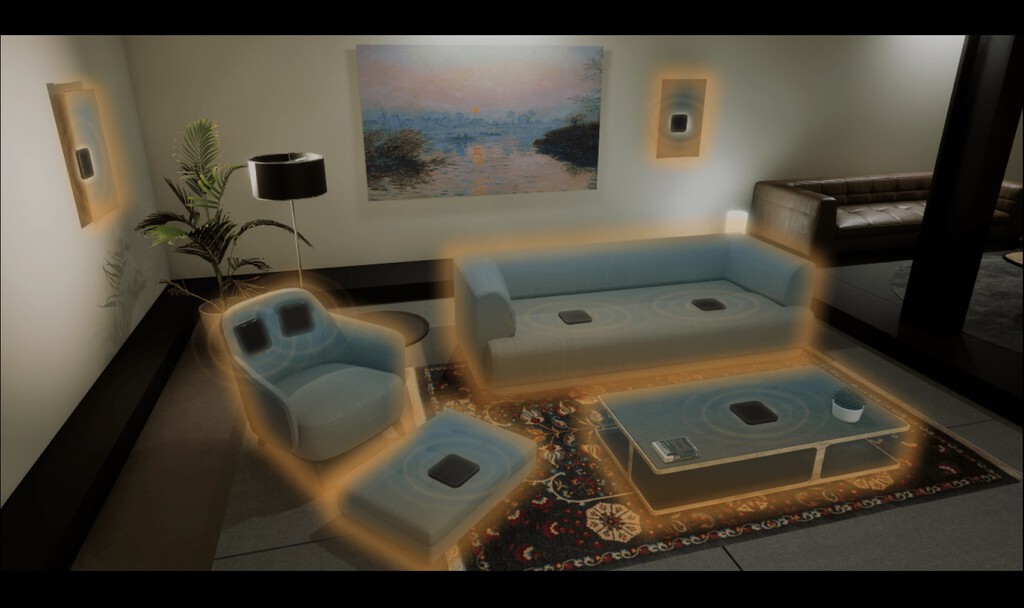 Esta tecnología promete convertir casi cualquier superficie de la casa en altavoces ocultos que dan sonido y además vibran 
