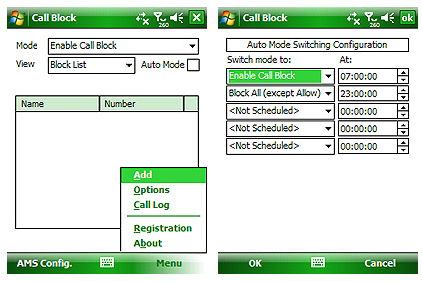 Call Block, bloquea llamadas en Windows Mobile