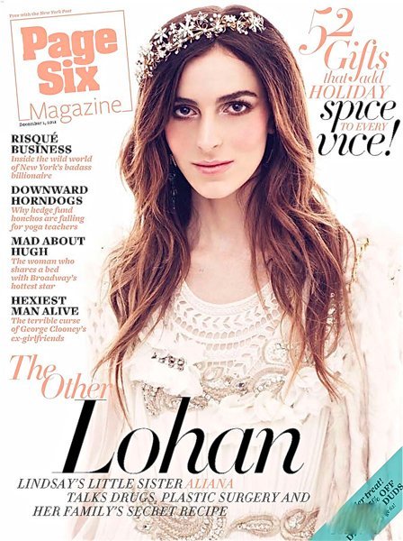 Ali Lohan, vaya careto se te ha quedado en Page Six