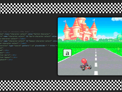Un programador es capaz de dar vida a un clon de Mario Kart en CSS