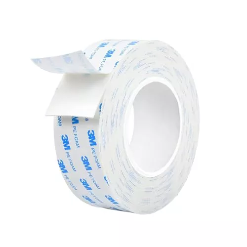 Dpm tapes - Cinta de doble cara 3M 1600T Para Interiores y Exteriores, Resistente al Agua, Para Objetos Pesados, Espuma de PE, Fijación de Objetos, Imágenes, Aplicaciones Permanentes -