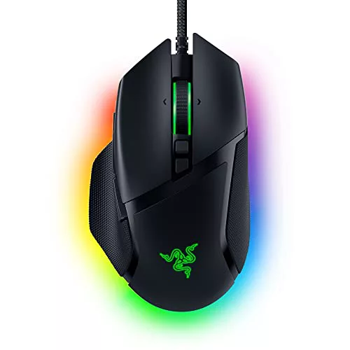 Razer Basilisk V3 - Ratón para Juegos Personalizable con Cable (10+1 Botones Programables, Rueda Inclinable Hyperscroll, 11 Zonas De Iluminación, Interruptores Ópticos de Ratón, Sensor Óptico) Negro