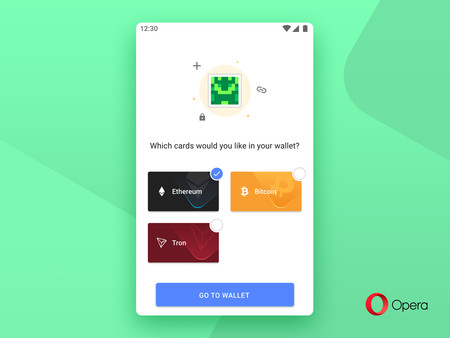 The portfolio cryptographic Opera 54 grows with Bitcoin and TRON