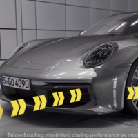 En video: Así actúa la aerodinámica activa del nuevo Porsche 911