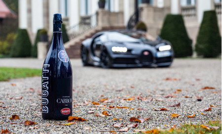 Champagne Carbon ƎB.01, con esta botella celebrará Bugatti su 110 aniversario