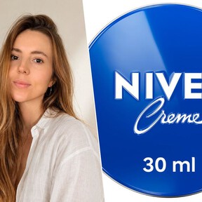 Eva Fernández, farmacéutica: "La crema Nivea de lata azul sí que hidrata, pero porque es una crema hiperoclusiva.
Crea una película que evita que el agua se escape"