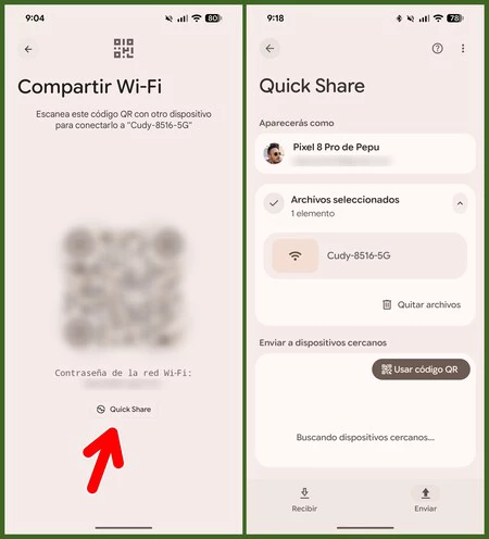 Compartir Wifi Quick Share