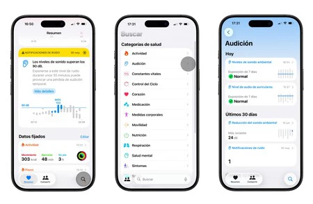 Medición ruido app Salud Medición ruido app Salud