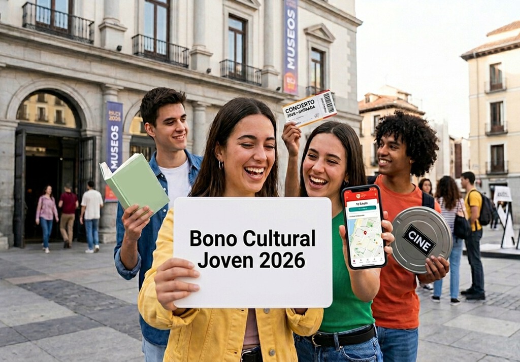 Ya puedes pedir el Bono Cultural Joven 2026: vuelven los 400 euros para Movistar Plus, conciertos, libros y más