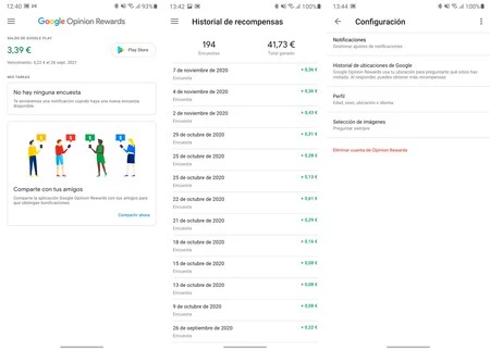 Google アンケート リワード