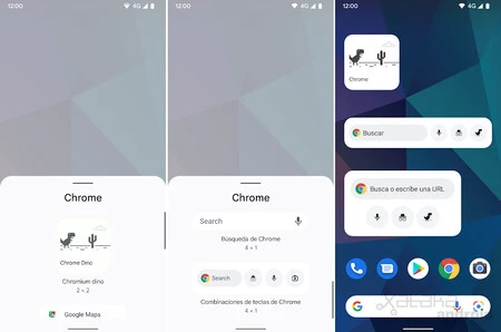 Chrome ウィジェット