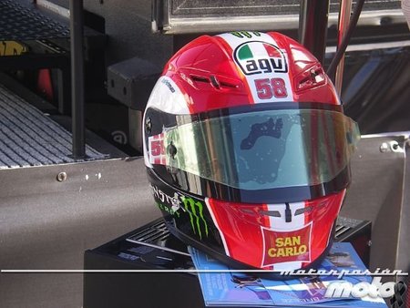 Casco de Marco Simoncelli