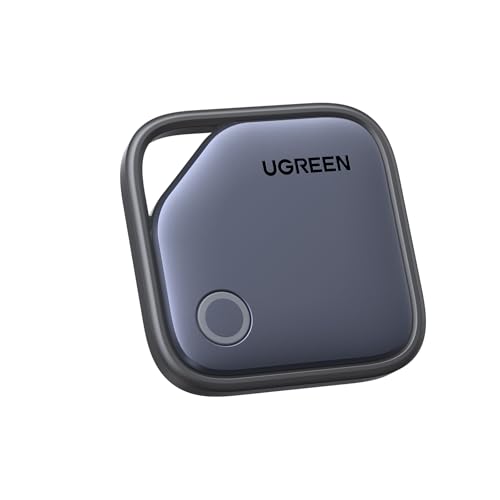 UGREEN FineTrack Smart Finder Localizador Bluetooth SmartTag Tracker Soporte iOS Rastreador para Llaves Equipaje Cartera Bicicleta Mochila Bolso, 2 Años de Batería(1 Pieza)