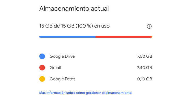 Almacenamiento