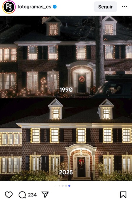 La fachada de 'Solo en casa' y la nueva reforma, bastante similares