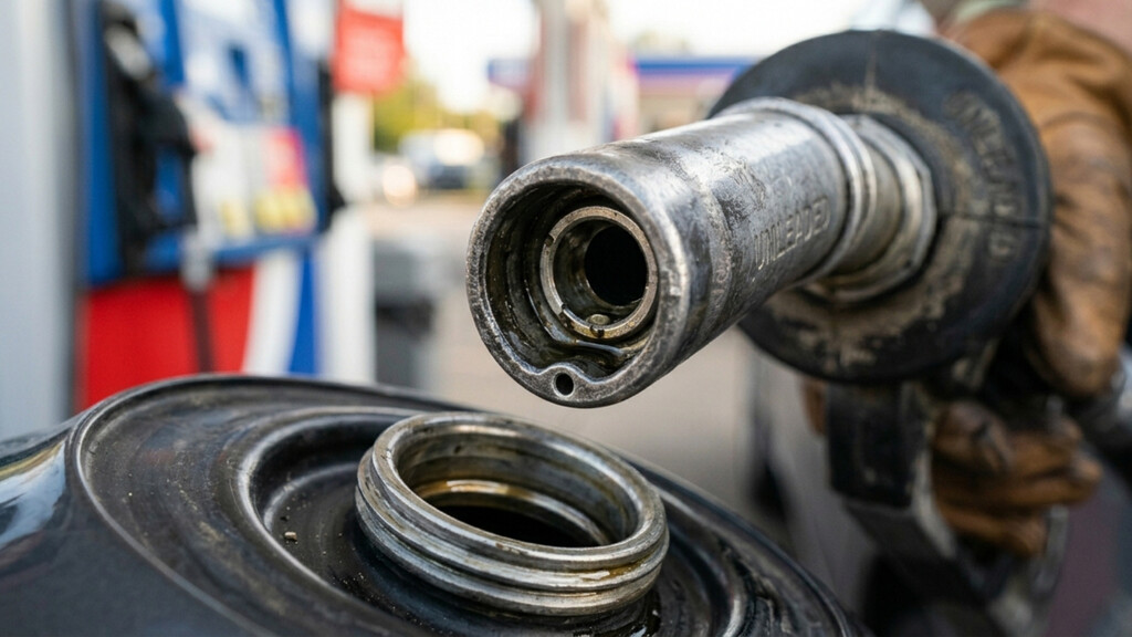 Las mangueras de gasolina tienen un agujerito diminuto en la punta. Sin chips de por medio, es la pieza más lista de todo el surtidor 