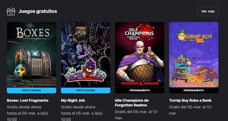 Juegos Gratis Epic Games