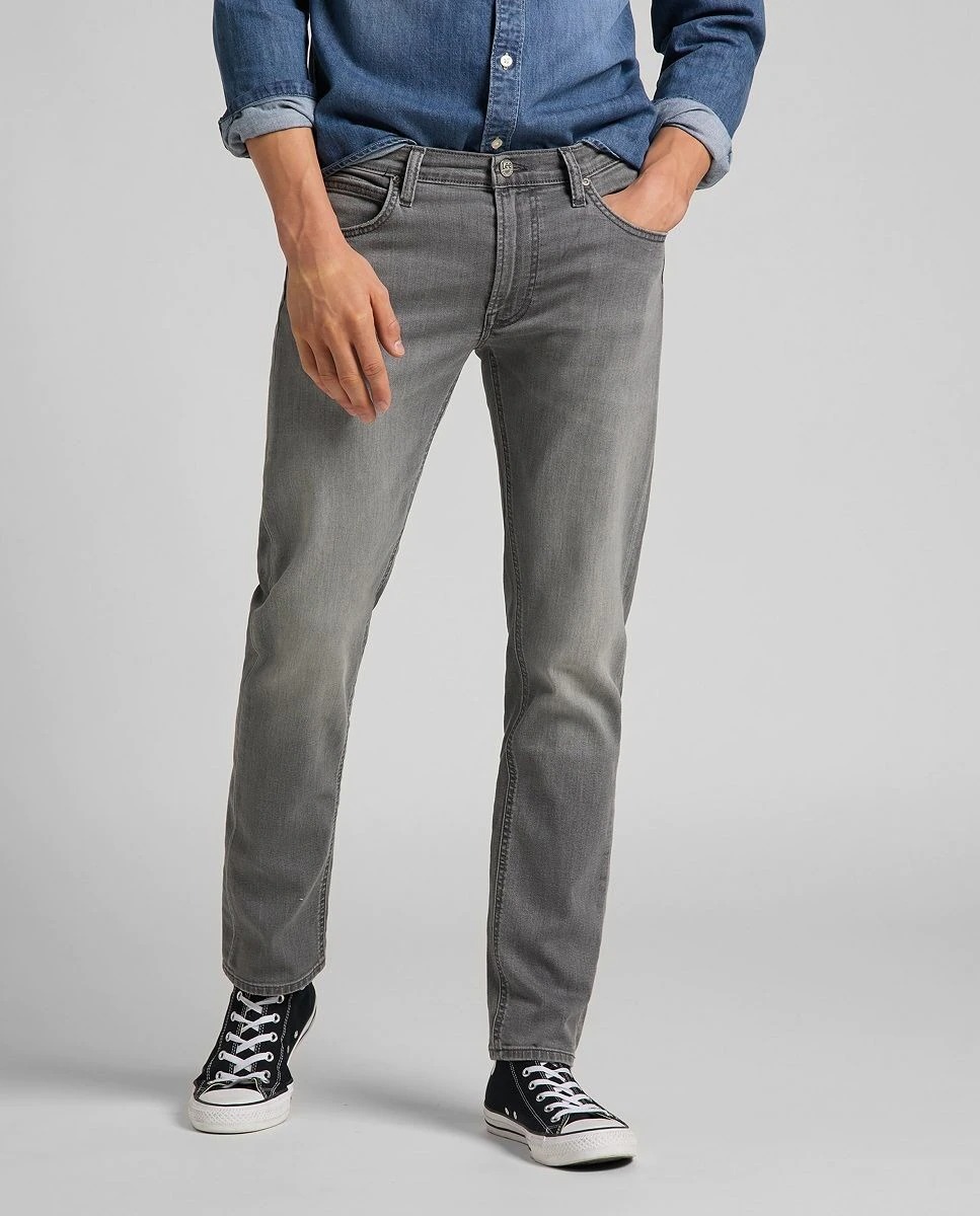 Vaquero de hombre regular Daren Zip gris