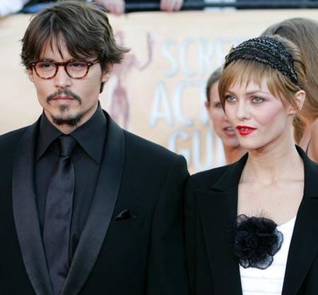 Vanessa Paradis no quiere que Johnny Depp trabaje con Angelina Jolie