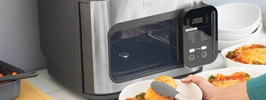 Este horno de Ninja también es freidora de aire: un 50% más rápido que los tradicionales y con 12 funciones de cocinado 